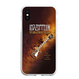 Чехол для iPhone XS Max матовый с принтом Led Zeppelin , Силикон | Область печати: задняя сторона чехла, без боковых панелей | led | led zeppelin | блюз | группа | джимми пейдж | джон генри бонэм | джон пол джонс | лед зепелен | лед зеппелин | метал | роберт плант | рок | тяжелый | фолк | хард | хардрок | хеви | хевиметал