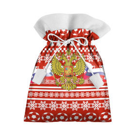 Подарочный 3D мешок с принтом RUSSIA Праздничный , 100% полиэстер | Размер: 29*39 см | russia | герб | россия | спорт | спортивные | флаг