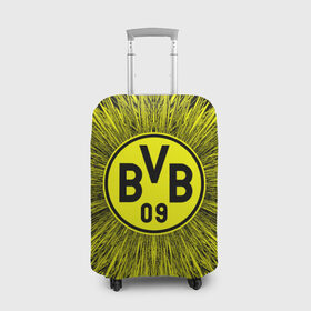 Чехол для чемодана 3D с принтом FC Borussia 2018 Abstract , 86% полиэфир, 14% спандекс | двустороннее нанесение принта, прорези для ручек и колес | боруссия | дортмунд