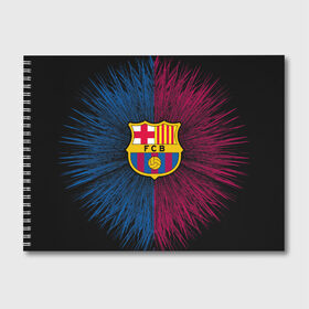 Альбом для рисования с принтом FC Barca 2018 Creative uniform , 100% бумага
 | матовая бумага, плотность 200 мг. | Тематика изображения на принте: fc | fc barcelona | fcb | барселона | спорт | спортивные | фк | футбол | футбольный клуб