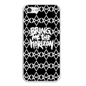 Чехол для iPhone 5/5S матовый с принтом Bring Me the Horizon , Силикон | Область печати: задняя сторона чехла, без боковых панелей | bmth | bring me the horizon | альтернативный метал | альтернативный рок | бмтх | бмтш | группа | достань для меня горизонт | дэткор | метал | рок | электроник рок