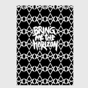 Скетчбук с принтом Bring Me the Horizon , 100% бумага
 | 48 листов, плотность листов — 100 г/м2, плотность картонной обложки — 250 г/м2. Листы скреплены сверху удобной пружинной спиралью | bmth | bring me the horizon | альтернативный метал | альтернативный рок | бмтх | бмтш | группа | достань для меня горизонт | дэткор | метал | рок | электроник рок