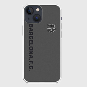 Чехол для iPhone 13 mini с принтом FC Barca 2018 Vintage ,  |  | fc | fc barcelona | fcb | барселона | спорт | спортивные | фк | футбол | футбольный клуб