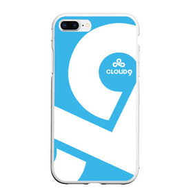 Чехол для iPhone 7Plus/8 Plus матовый с принтом csgo - Cloud 9 (2018 Style) , Силикон | Область печати: задняя сторона чехла, без боковых панелей | 0x000000123 | 9 | cloud9 | csgo | клауд | кс го