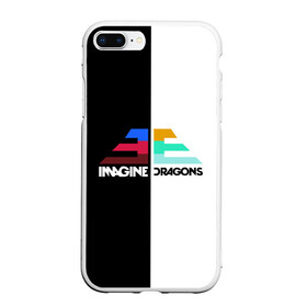Чехол для iPhone 7Plus/8 Plus матовый с принтом Imagine Dragons , Силикон | Область печати: задняя сторона чехла, без боковых панелей | dragons | imagine | бэн макки | драгонс | дэн платцман | дэн рейнольдс | имеджин | уэйн сермон