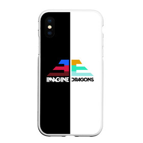 Чехол для iPhone XS Max матовый с принтом Imagine Dragons , Силикон | Область печати: задняя сторона чехла, без боковых панелей | dragons | imagine | бэн макки | драгонс | дэн платцман | дэн рейнольдс | имеджин | уэйн сермон