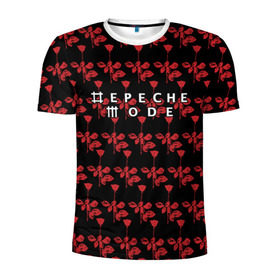Мужская футболка 3D спортивная с принтом Depeche Mode , 100% полиэстер с улучшенными характеристиками | приталенный силуэт, круглая горловина, широкие плечи, сужается к линии бедра | depeche mode | вестник моды | депеш мод | дэйв гаан | мартин гор | роза | энди флетчер