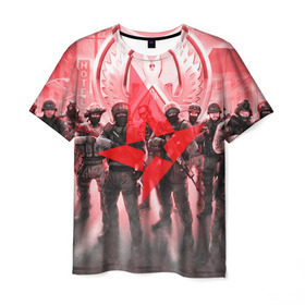 Мужская футболка 3D с принтом CS GO Astralis team , 100% полиэфир | прямой крой, круглый вырез горловины, длина до линии бедер | astralis | counter strike | cs | cs go | global | go.offensive | шутер