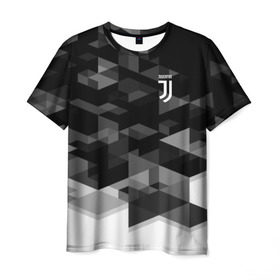 Мужская футболка 3D с принтом Juventus 2018 Geometry Sport , 100% полиэфир | прямой крой, круглый вырез горловины, длина до линии бедер | Тематика изображения на принте: fc | juventus | спорт | спортивные | фк | футбол | футбольный клуб | ювентус