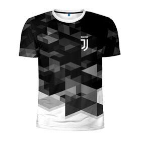 Мужская футболка 3D спортивная с принтом Juventus 2018 Geometry Sport , 100% полиэстер с улучшенными характеристиками | приталенный силуэт, круглая горловина, широкие плечи, сужается к линии бедра | fc | juventus | спорт | спортивные | фк | футбол | футбольный клуб | ювентус