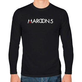 Мужской лонгслив хлопок с принтом Maroon 5 , 100% хлопок |  | Тематика изображения на принте: 
