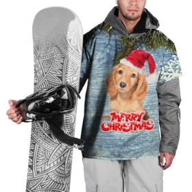 Накидка на куртку 3D с принтом Merry christmas , 100% полиэстер |  | Тематика изображения на принте: 