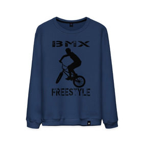 Мужской свитшот хлопок с принтом BMX FreeStyle , 100% хлопок |  | Тематика изображения на принте: bmx | freestyle | велик | велосипед | трюки | экстрим