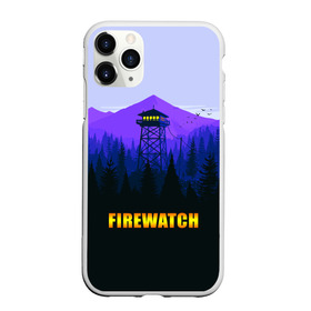 Чехол для iPhone 11 Pro матовый с принтом Firewatch , Силикон |  | Тематика изображения на принте: вышка | закат | лес | пейзаж