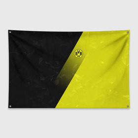 Флаг-баннер с принтом FC Borussia 2018 Элита , 100% полиэстер | размер 67 х 109 см, плотность ткани — 95 г/м2; по краям флага есть четыре люверса для крепления | боруссия | дортмунд
