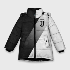 Зимняя куртка для девочек 3D с принтом Juventus 2018 Элита , ткань верха — 100% полиэстер; подклад — 100% полиэстер, утеплитель — 100% полиэстер. | длина ниже бедра, удлиненная спинка, воротник стойка и отстегивающийся капюшон. Есть боковые карманы с листочкой на кнопках, утяжки по низу изделия и внутренний карман на молнии. 

Предусмотрены светоотражающий принт на спинке, радужный светоотражающий элемент на пуллере молнии и на резинке для утяжки. | fc | juventus | спорт | спортивные | фк | футбол | футбольный клуб | ювентус