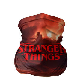 Бандана-труба 3D с принтом Stranger Things , 100% полиэстер, ткань с особыми свойствами — Activecool | плотность 150‒180 г/м2; хорошо тянется, но сохраняет форму | stranger things | очень странные дела