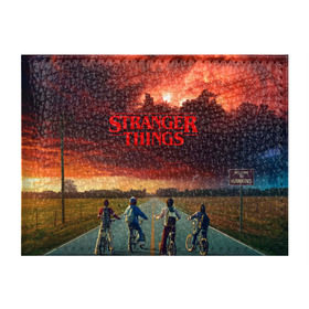 Обложка для студенческого билета с принтом Stranger Things , натуральная кожа | Размер: 11*8 см; Печать на всей внешней стороне | stranger things | очень странные дела