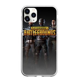 Чехол для iPhone 11 Pro матовый с принтом PUBG Soldiers , Силикон |  | playerunknowns battlegrounds | pubg