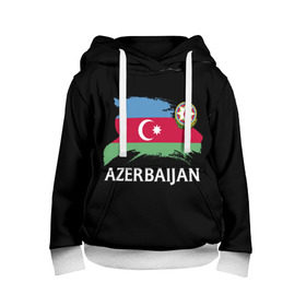 Детская толстовка 3D с принтом Азербайджан , 100% полиэстер | двухслойный капюшон со шнурком для регулировки, мягкие манжеты на рукавах и по низу толстовки, спереди карман-кенгуру с мягким внутренним слоем | Тематика изображения на принте: azerbaijan | azerbaycan | baku | sssr | азербайджан | азербайджанская | азия | айзербайджан | баку | карта | мусульмане | народ | республика | советский союз | ссср | страна | флаг