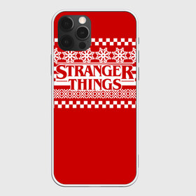 Чехол для iPhone 12 Pro Max с принтом Свитер Stranger Things , Силикон |  | Тематика изображения на принте: stranger things | новогодний | очень странные дела | праздничный | рождество | свитер