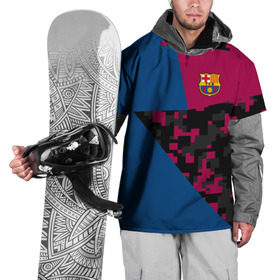 Накидка на куртку 3D с принтом FC Barca 2018 Creative uniform , 100% полиэстер |  | fc | fc barcelona | fcb | барселона | спорт | спортивные | фк | футбол | футбольный клуб