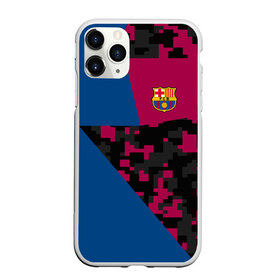Чехол для iPhone 11 Pro Max матовый с принтом FC Barca 2018 Creative uniform , Силикон |  | fc | fc barcelona | fcb | барселона | спорт | спортивные | фк | футбол | футбольный клуб