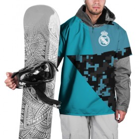 Накидка на куртку 3D с принтом Real Madrid 2018 Sportwear , 100% полиэстер |  | Тематика изображения на принте: 