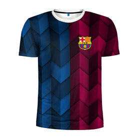 Мужская футболка 3D спортивная с принтом FC Barca 2018 Creative uniform , 100% полиэстер с улучшенными характеристиками | приталенный силуэт, круглая горловина, широкие плечи, сужается к линии бедра | Тематика изображения на принте: fc | fc barcelona | fcb | барселона | спорт | спортивные | фк | футбол | футбольный клуб