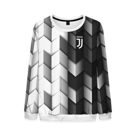 Мужской свитшот 3D с принтом Juventus 2018 Geometry Sport , 100% полиэстер с мягким внутренним слоем | круглый вырез горловины, мягкая резинка на манжетах и поясе, свободная посадка по фигуре | Тематика изображения на принте: fc | juventus | спорт | спортивные | фк | футбол | футбольный клуб | ювентус