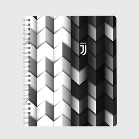 Тетрадь с принтом Juventus 2018 Geometry Sport , 100% бумага | 48 листов, плотность листов — 60 г/м2, плотность картонной обложки — 250 г/м2. Листы скреплены сбоку удобной пружинной спиралью. Уголки страниц и обложки скругленные. Цвет линий — светло-серый
 | fc | juventus | спорт | спортивные | фк | футбол | футбольный клуб | ювентус