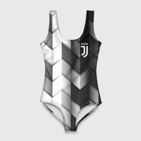 Купальник-боди 3D с принтом Juventus 2018 Geometry Sport , 82% полиэстер, 18% эластан | Круглая горловина, круглый вырез на спине | Тематика изображения на принте: fc | juventus | спорт | спортивные | фк | футбол | футбольный клуб | ювентус