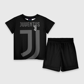 Детский костюм с шортами 3D с принтом Juventus 2018 Original ,  |  | fc | juventus | спорт | спортивные | фк | футбол | футбольный клуб | ювентус
