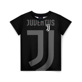 Детская футболка 3D с принтом Juventus 2018 Original , 100% гипоаллергенный полиэфир | прямой крой, круглый вырез горловины, длина до линии бедер, чуть спущенное плечо, ткань немного тянется | fc | juventus | спорт | спортивные | фк | футбол | футбольный клуб | ювентус