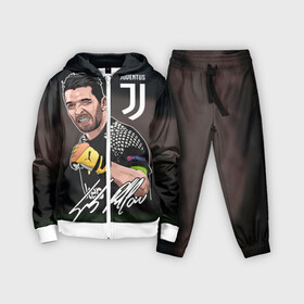 Детский костюм 3D с принтом Джанлуиджи Буффон ,  |  | buffon | champions | gianluigi | juventus | league | legend | paint | автограф | буффон | джанлуиджи | легенда | лига | рисунок | чемпионов | ювентус