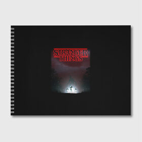 Альбом для рисования с принтом Stranger Things Демогоргон , 100% бумага
 | матовая бумага, плотность 200 мг. | stranger things | очень странные дела