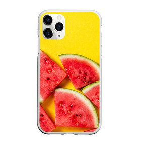 Чехол для iPhone 11 Pro матовый с принтом арбуз , Силикон |  | berry | food | fruit | health | rest | summer | vegan | vegetarianism | vitamins | watermelon | арбуз | веган | вегетарианство | витамины | еда | здоровье | лето | отдых | фрукты | ягода