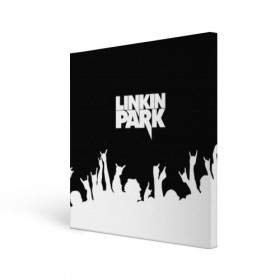 Холст квадратный с принтом Linkin Park , 100% ПВХ |  | bennington | chester | linkin park | альтернативный | беннингтон | группа | ленкин | линкин | майк | метал | музыкант | ню | нюметал | парк | певец | рок | рэп | честер | электроник