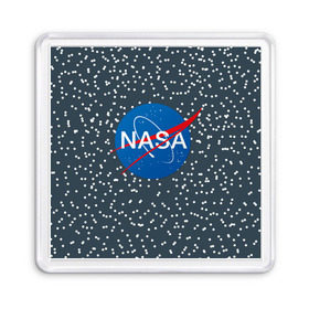 Магнит 55*55 с принтом NASA , Пластик | Размер: 65*65 мм; Размер печати: 55*55 мм | nasa | star | звезды | космос | наса