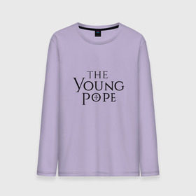 Мужской лонгслив хлопок с принтом The young pope , 100% хлопок |  | young pope | джуд лоу | молодой папа