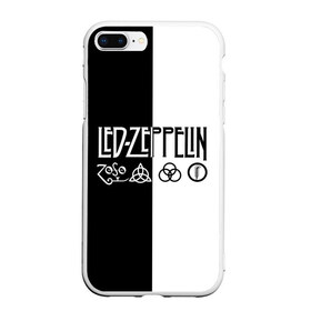 Чехол для iPhone 7Plus/8 Plus матовый с принтом Led Zeppelin , Силикон | Область печати: задняя сторона чехла, без боковых панелей | led | led zeppelin | блюз | группа | джимми пейдж | джон генри бонэм | джон пол джонс | лед зепелен | лед зеппелин | метал | роберт плант | рок | тяжелый | фолк | хард | хардрок | хеви | хевиметал