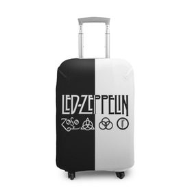 Чехол для чемодана 3D с принтом Led Zeppelin , 86% полиэфир, 14% спандекс | двустороннее нанесение принта, прорези для ручек и колес | led | led zeppelin | блюз | группа | джимми пейдж | джон генри бонэм | джон пол джонс | лед зепелен | лед зеппелин | метал | роберт плант | рок | тяжелый | фолк | хард | хардрок | хеви | хевиметал