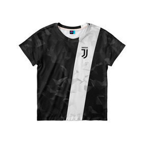 Детская футболка 3D с принтом Juventus 2018 Line , 100% гипоаллергенный полиэфир | прямой крой, круглый вырез горловины, длина до линии бедер, чуть спущенное плечо, ткань немного тянется | fc | juventus | спорт | спортивные | фк | футбол | футбольный клуб | ювентус