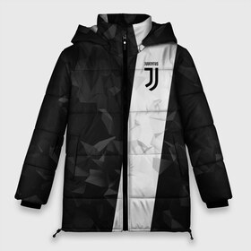 Женская зимняя куртка 3D с принтом Juventus 2018 Line , верх — 100% полиэстер; подкладка — 100% полиэстер; утеплитель — 100% полиэстер | длина ниже бедра, силуэт Оверсайз. Есть воротник-стойка, отстегивающийся капюшон и ветрозащитная планка. 

Боковые карманы с листочкой на кнопках и внутренний карман на молнии | fc | juventus | спорт | спортивные | фк | футбол | футбольный клуб | ювентус