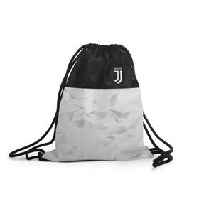 Рюкзак-мешок 3D с принтом Juventus 2018 Black and White , 100% полиэстер | плотность ткани — 200 г/м2, размер — 35 х 45 см; лямки — толстые шнурки, застежка на шнуровке, без карманов и подкладки | fc | juventus | спорт | спортивные | фк | футбол | футбольный клуб | ювентус