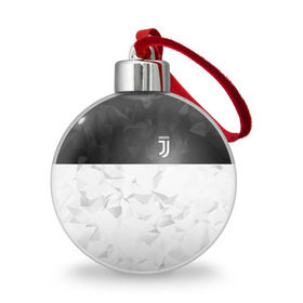 Ёлочный шар с принтом Juventus 2018 Black and White , Пластик | Диаметр: 77 мм | fc | juventus | спорт | спортивные | фк | футбол | футбольный клуб | ювентус