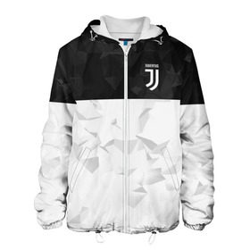 Мужская куртка 3D с принтом Juventus 2018 Black and White , ткань верха — 100% полиэстер, подклад — флис | прямой крой, подол и капюшон оформлены резинкой с фиксаторами, два кармана без застежек по бокам, один большой потайной карман на груди. Карман на груди застегивается на липучку | Тематика изображения на принте: fc | juventus | спорт | спортивные | фк | футбол | футбольный клуб | ювентус