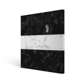 Холст квадратный с принтом Juventus 2018 White Line , 100% ПВХ |  | fc | juventus | спорт | спортивные | фк | футбол | футбольный клуб | ювентус