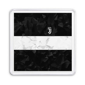 Магнит 55*55 с принтом Juventus 2018 White Line , Пластик | Размер: 65*65 мм; Размер печати: 55*55 мм | fc | juventus | спорт | спортивные | фк | футбол | футбольный клуб | ювентус