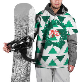 Накидка на куртку 3D с принтом Рождественский , 100% полиэстер |  | Тематика изображения на принте: 